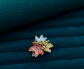 TRI FLOWER COCKTAIL RING