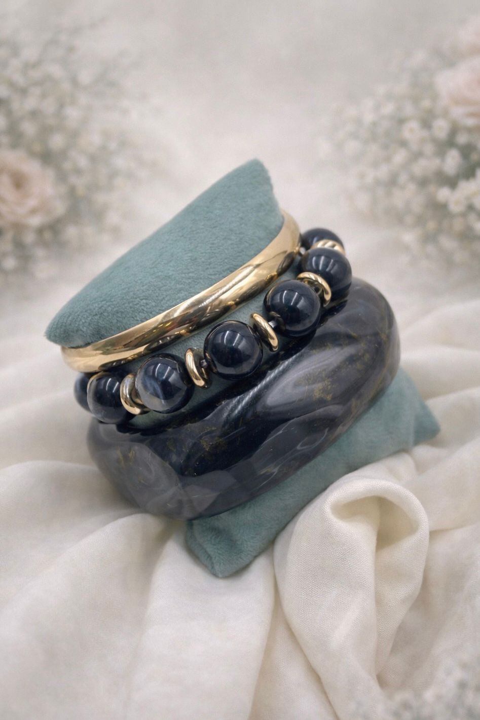 Stackable Bangles-Black