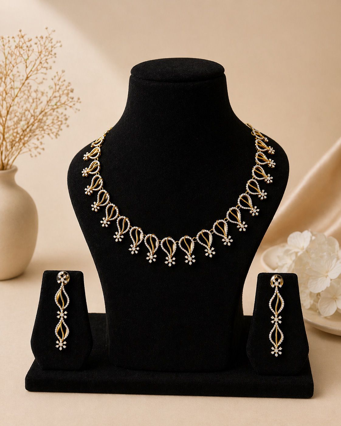 Dilara AD Necklace Set