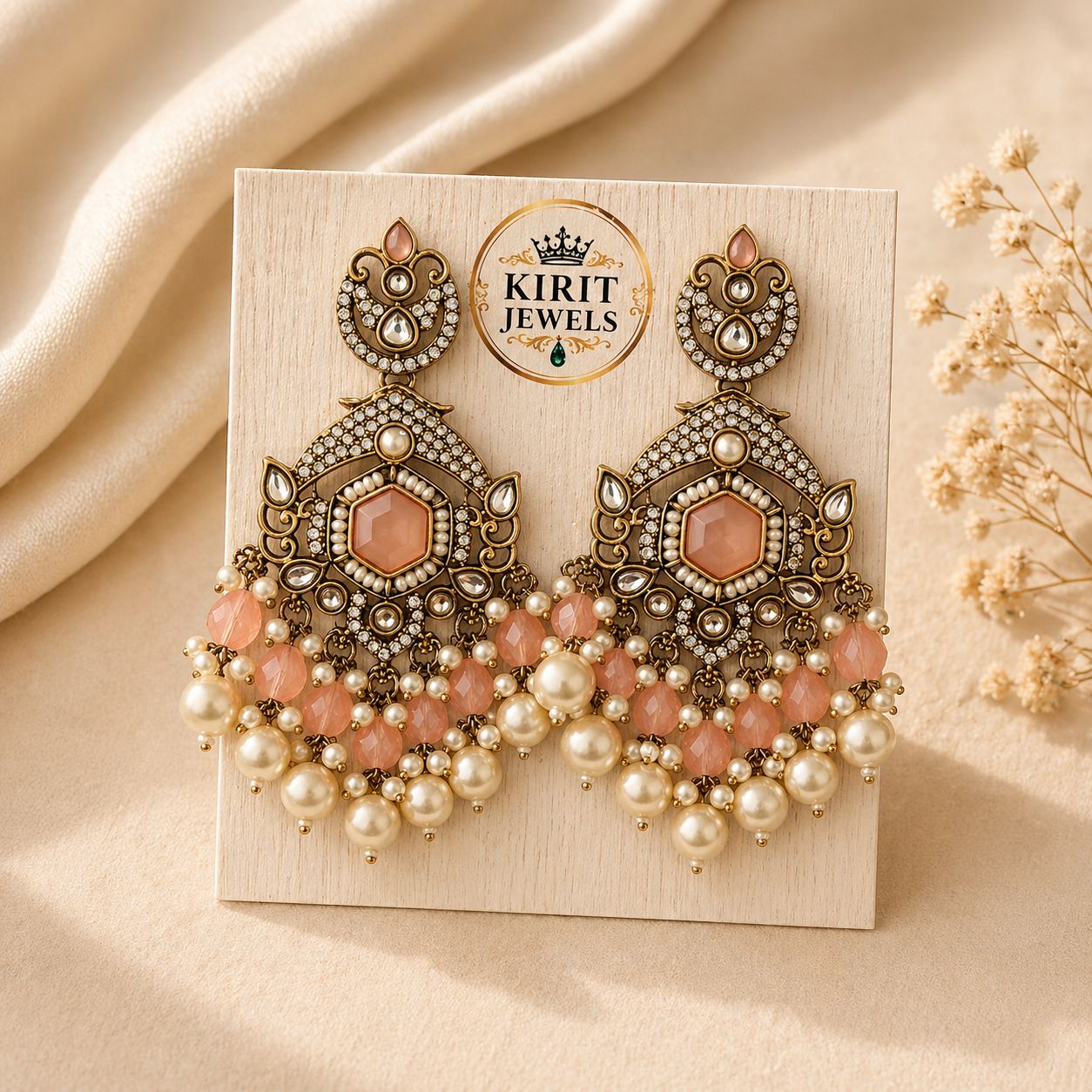 💗 Blush Noor Pearl Drops