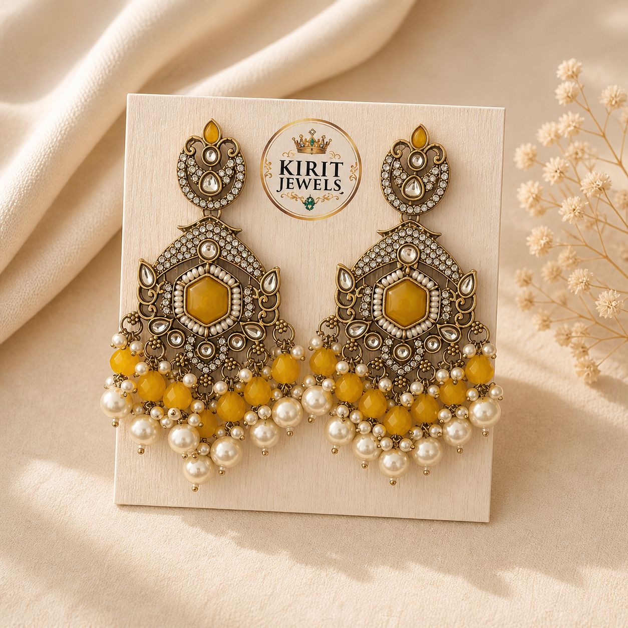 💛 Champagne Noor Pearl Drops