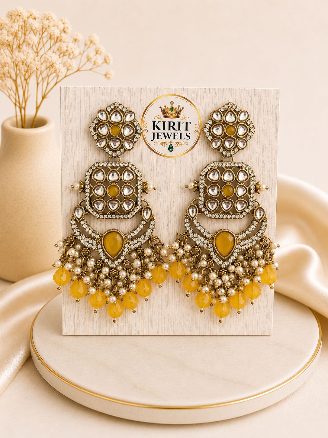 Sitara Danglers – Yellow