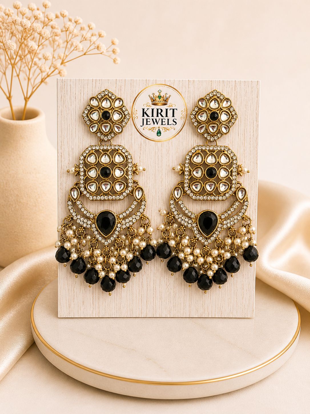 Sitara Danglers-Midnight
