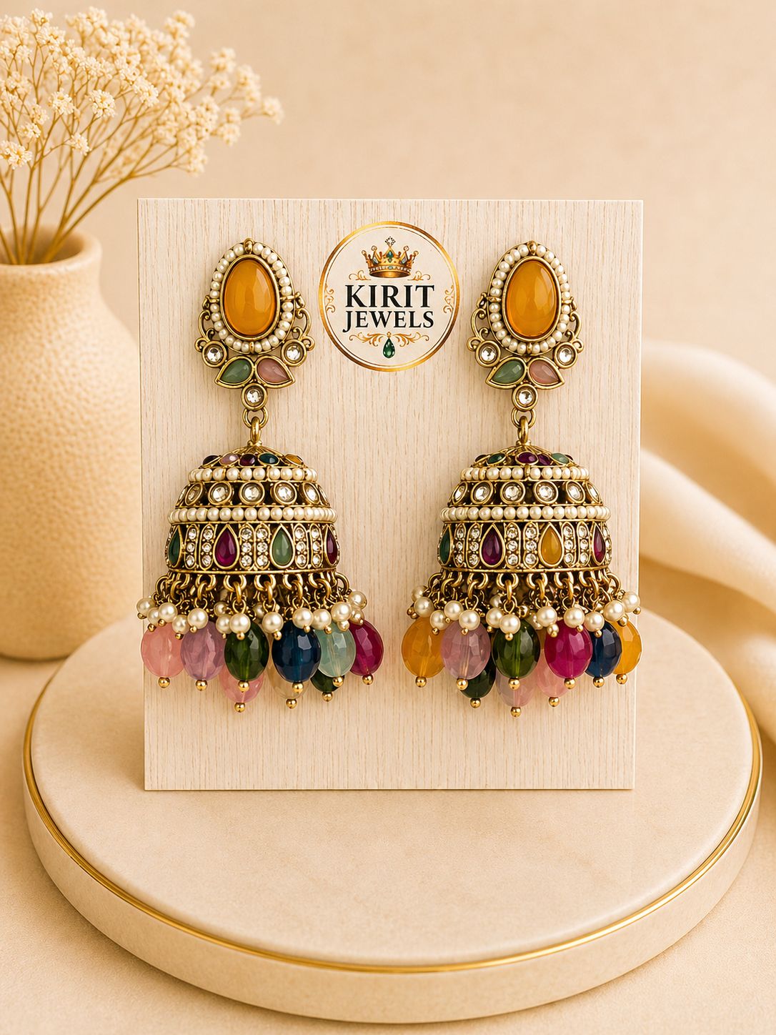 Sitara Jhumka-Haldi