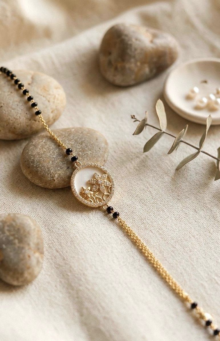 Bracelet Mangalsutra-Floral