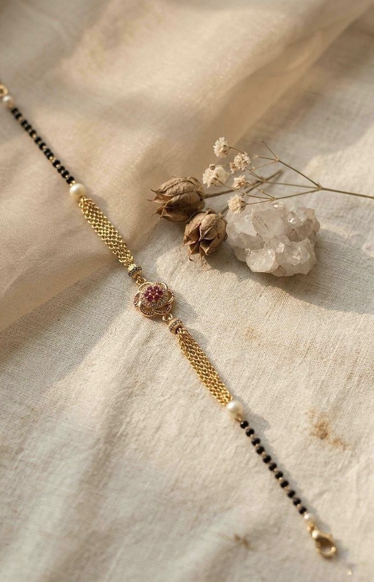Bracelet Mangalsutra-Rose