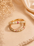 Blush Bloom Enamel Bangles