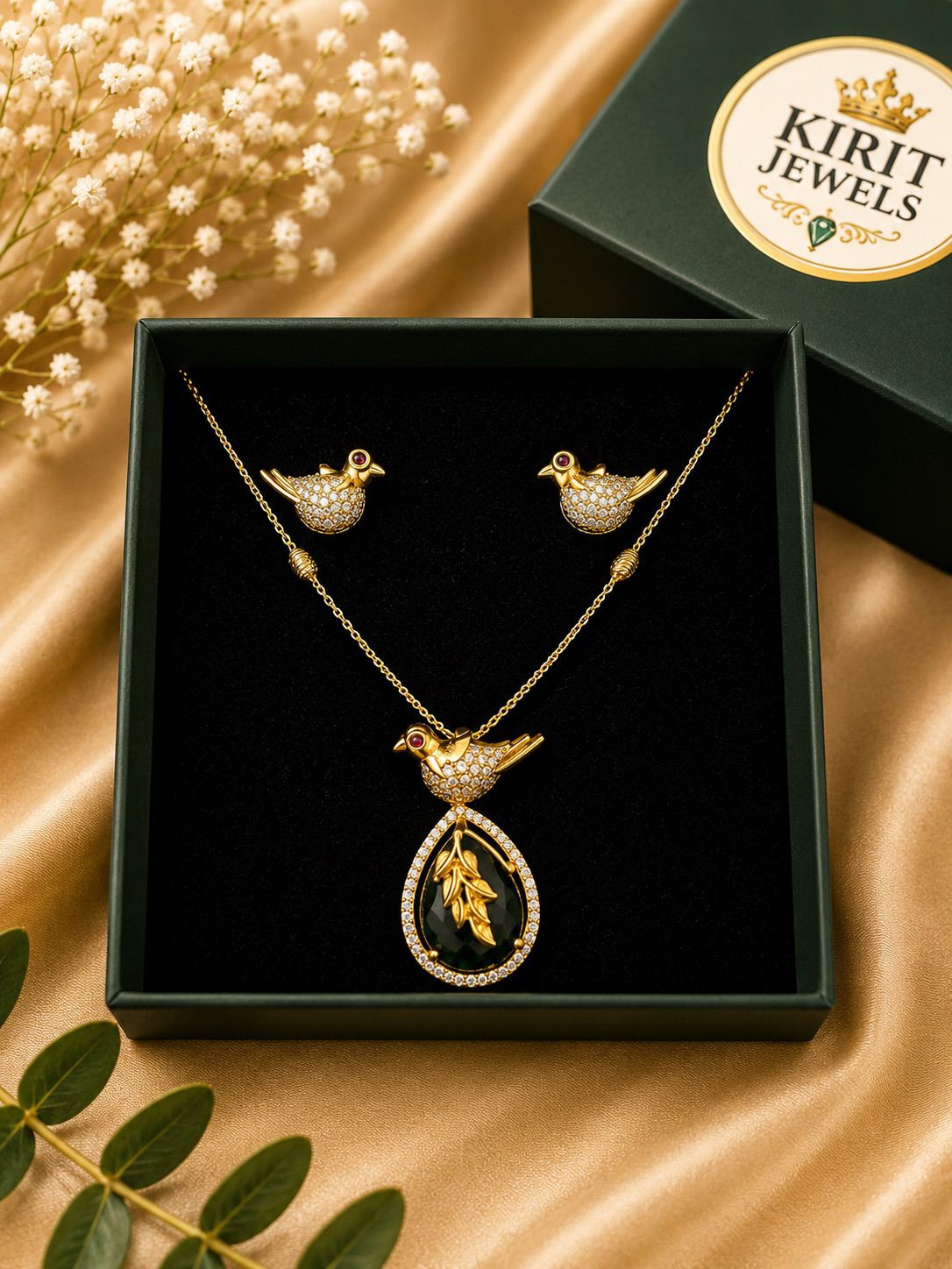 Embrald Birdie Pendant