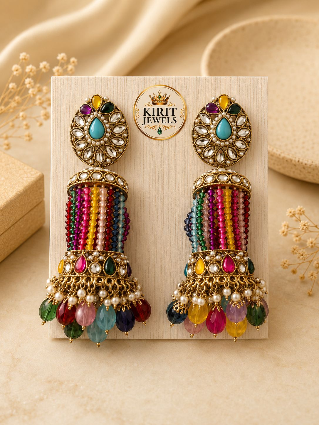 Multi dumble Earrings