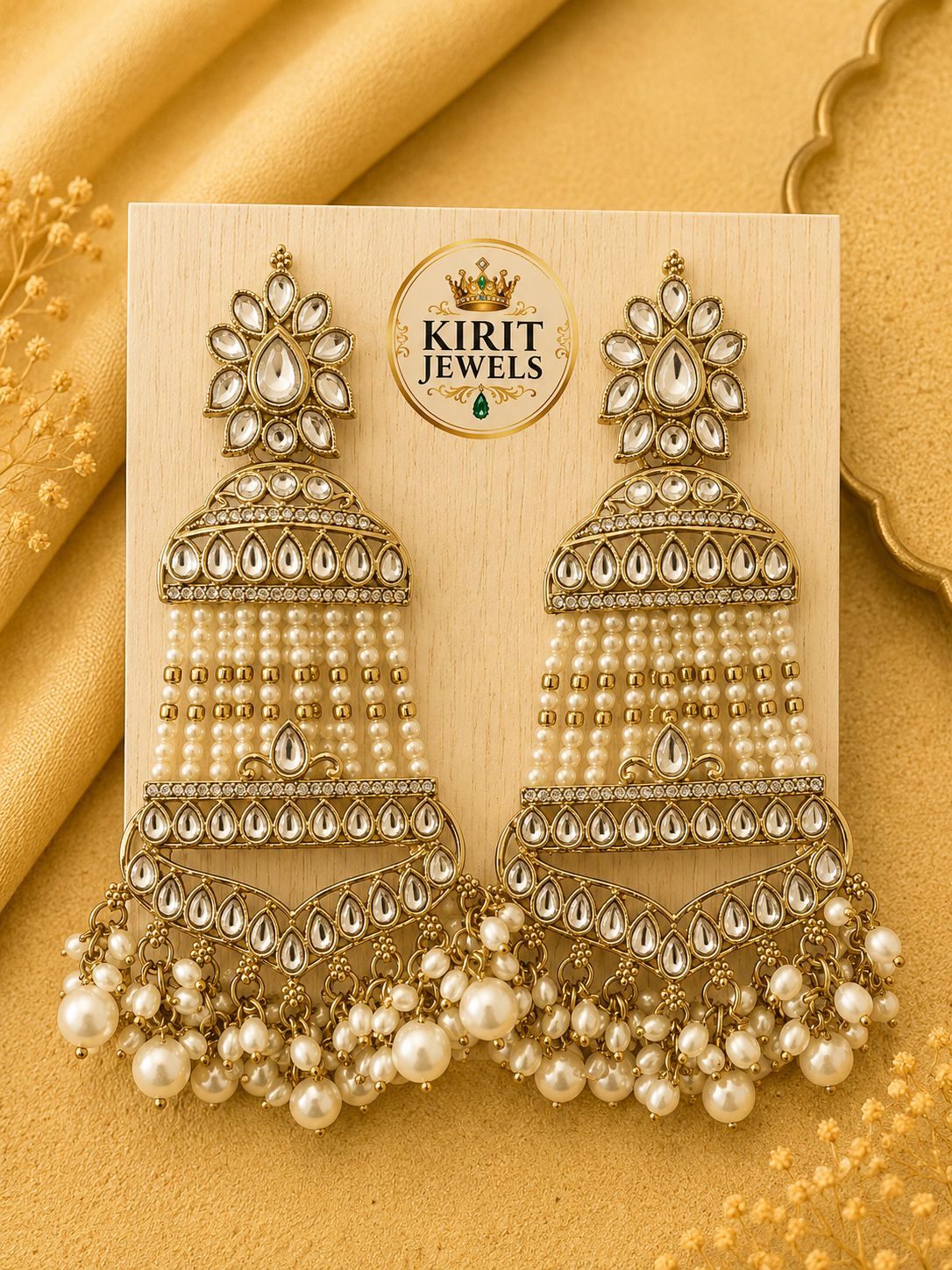 Ivory Maharani Earrings