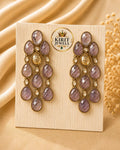Lavendar Pearl Earrings