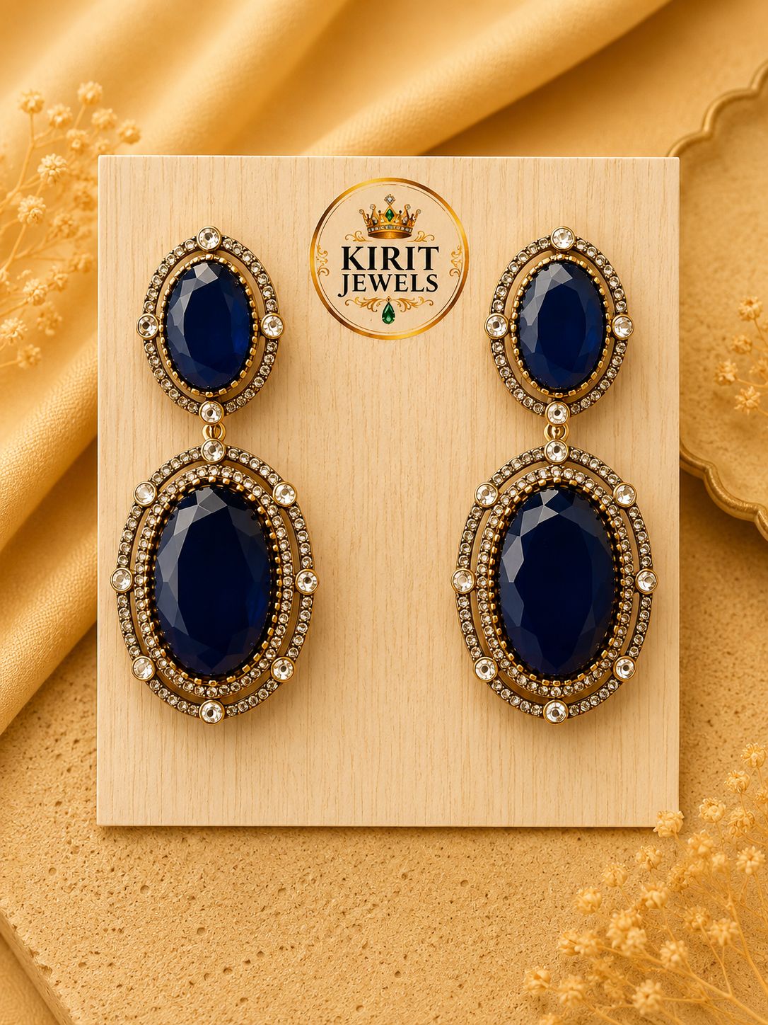 Blue Drops Earrings