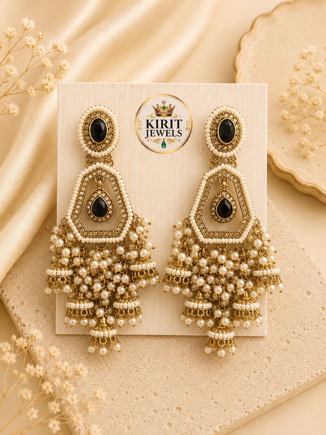 Midnight Pearl Earrings