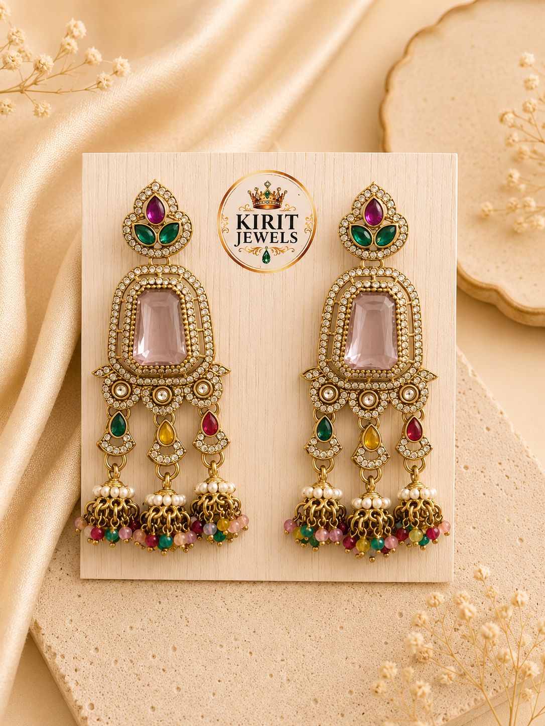 Pastel Blush Earrings