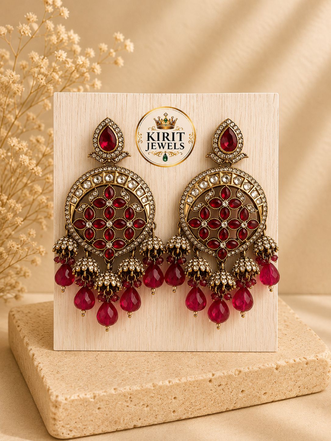 Ruby Noor Earrings