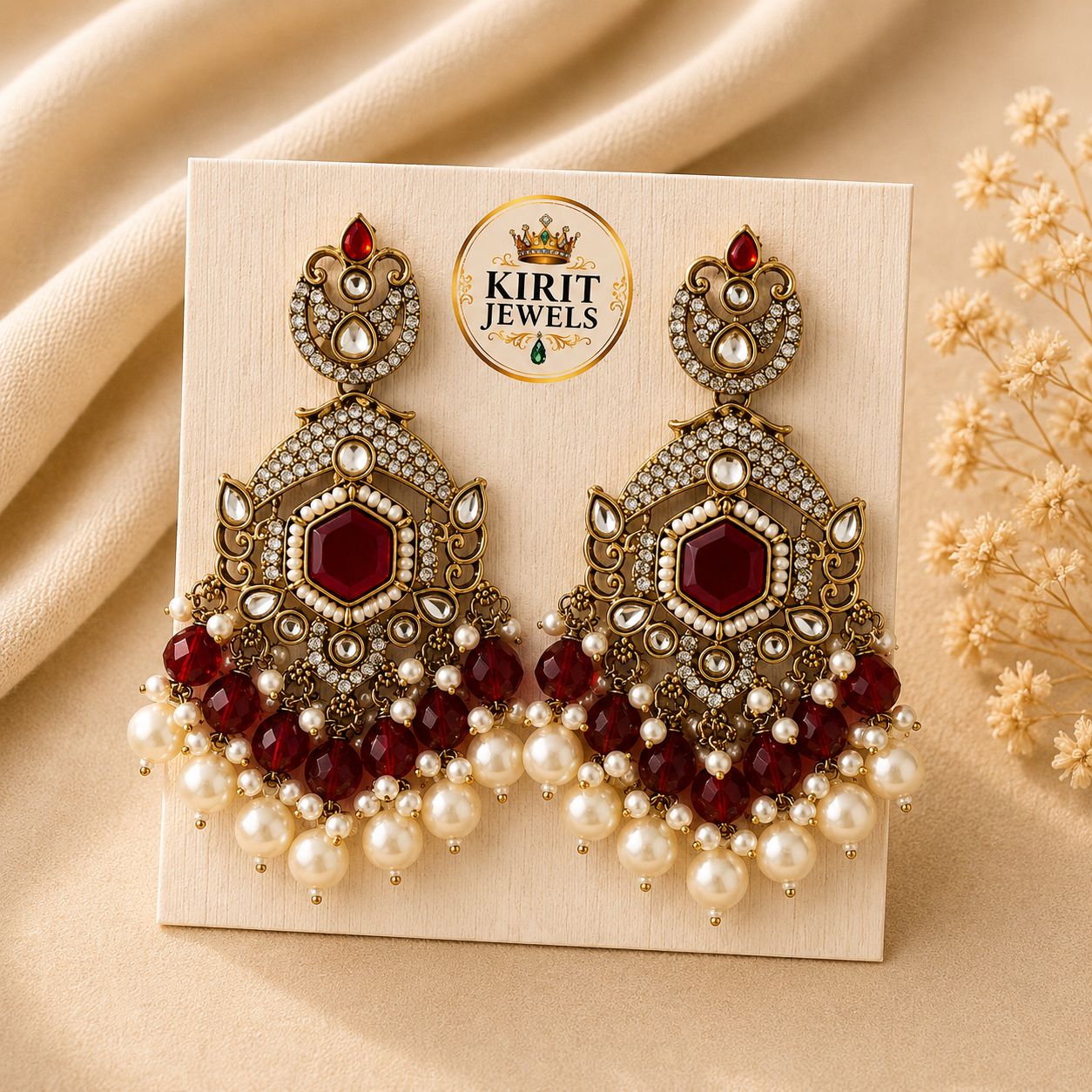 Marron Noor Pearl Drops