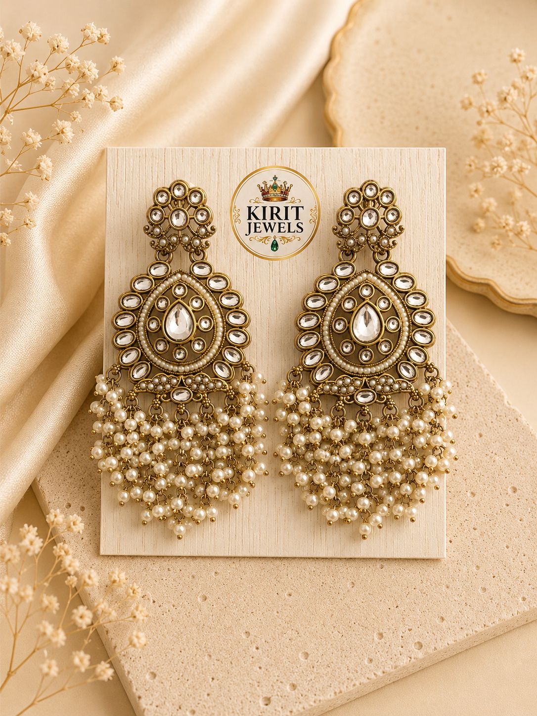 Pearl Cascade Earrings