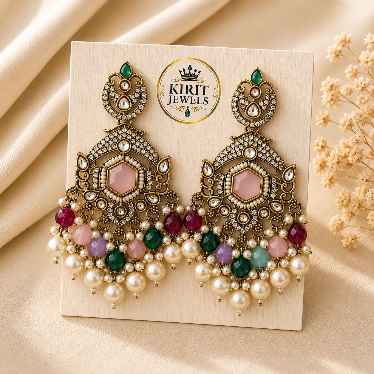 Blush Multi Noor Pearl Drops