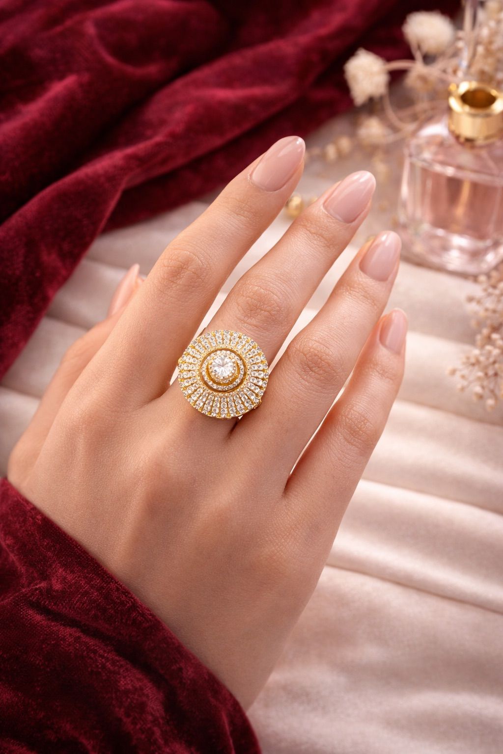 Sunburst AD Ring